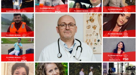 Pe timp de carantină, doctorul Neaga face o altfel de campanie: sute de tineri din Sălaj își arată public simpatia pentru medic