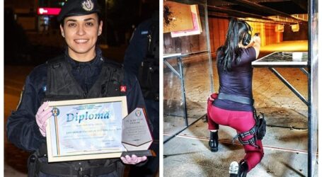 O tânără din Jandarmeria Sălaj este cea mai bună trăgătoare cu arma din România