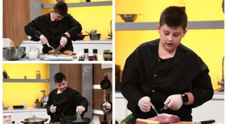 VIDEO. Un copil din Zalău a făcut senzație la celebra emisiune Chefi la Cuțite