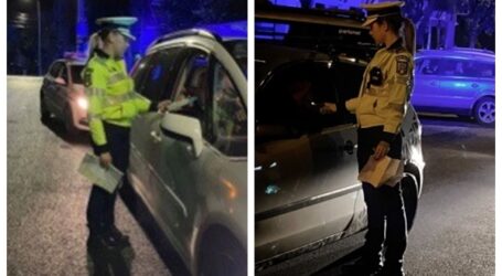 FOTO. Două polițiste din Zalău prind în fiecare seară câte un șofer drogat pe străzile din oraș