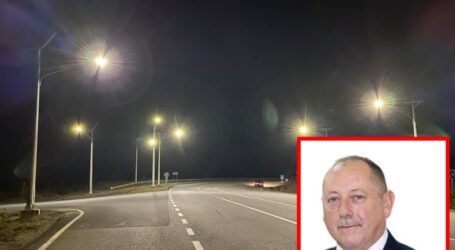 Intersecția de la Răstoci spre Baia Mare a fost iluminată modern, pentru a reduce riscul de accidente pe timp de noapte