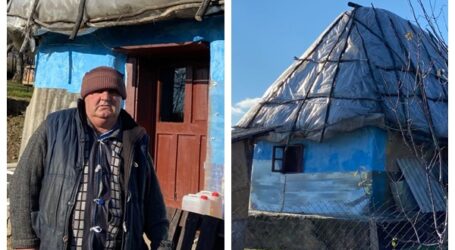 Drama prin care trec doi bătrâni din Aghireș: sunt bolnavi, trăiesc într-o cameră cu acoperiș de paie și se descurcă cu o pensie de handicap de 800 lei