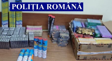 Doi tineri din Agrij și Creaca, prinși în flagrant cu 6 kilograme de articole pirotehnice