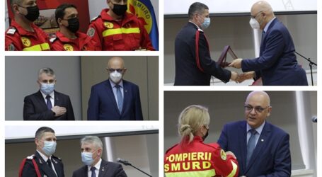 FOTO. 10 de ani de activitate SMURD în Sălaj, sărbătoriți în prezența lui Raed Arafat și a ministrului Lucian Bode