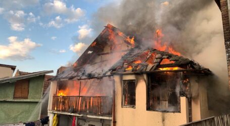 Un incendiu de vegetație din Dragu s-a transformat într-un adevărat DEZASTRU