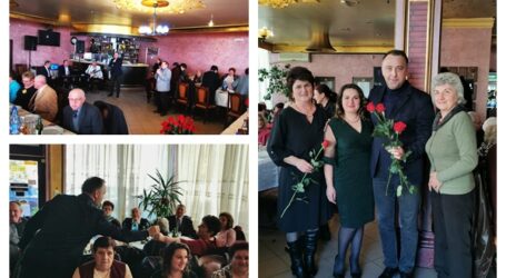 Doamnele din Asociația Pensionarilor Sălăjeni, felicitate de liderul PSD Sălaj, Florin Florian
