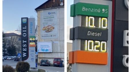 Protecția Consumatorului verifică benzinăriile din Sălaj care au afișat prețuri de peste 10 lei litru de combustibil