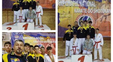6 sportivi de la CS Dani San Zalău au venit încărcați cu medalii de la Campionatul Național de Karate