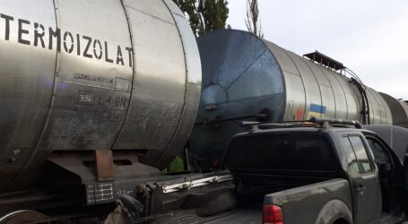 ULTIMA ORĂ! Mașină lovită de un tren care transporta țiței, în apropiere de Șimleu Silvaniei
