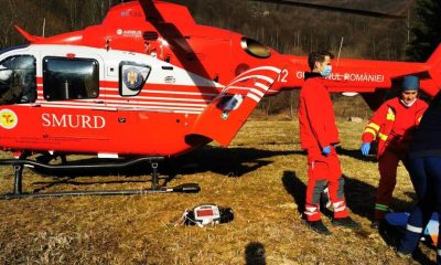 Caz șocant în Bălan – un bărbat a fost preluat de elicopterul SMURD, după ce și-a tăiat mâna cu un flex