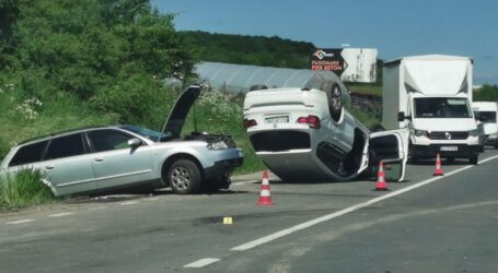 FOTO. ULTIMA ORĂ! Accident grav, cu 4 victime, la ieșire din Zalău spre Panic