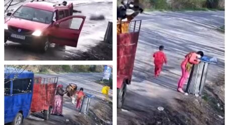 VIDEO. Mai mulți șoferi din Sălaj, amendați în Bihor pentru că au aruncat deșeuri pe drum