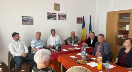 Organizația de pensionari a PSD, în vizită la primarul din Jibou, Dan Ghiurco