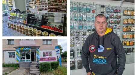 Un tânăr a deschis în Zalău un magazin cu produse de la A la Z pentru pescari. Tombolă de bun venit cu premii de 5.000 de lei