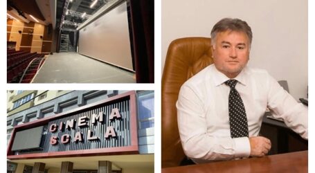 Ionel Ciunt inaugurează Cinematograful Scala și Baza Sportivă de la Stadion în prezența lui Marcel Ciolacu și a ministrului Dezvoltării