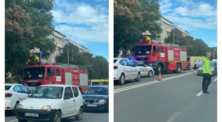 ULTIMA ORĂ! Accident grav lângă Lidl în Zalău (FOTO)