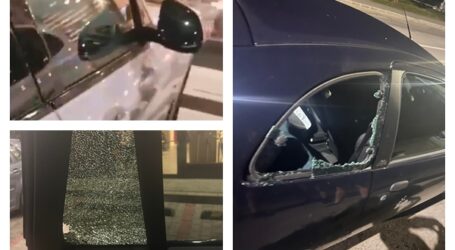 VIDEO. 2 mașini parcate pe o stradă din Zalău, vandalizate azi-noapte