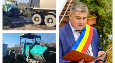 Administrație înțeleaptă! Deși avea bani din 2015 pentru asfalt, un primar din Sălaj a așteptat să termine lucrările la apă și canal, apoi s-a apucat de asfaltări