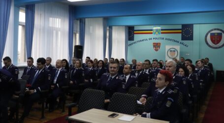 33 de polițiști sălăjeni, avansați în grad cu ocazia Zilei Naționale a României