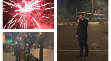 VIDEO. Peste 3.000 de persoane au asistat la focul de artificii organizat de Primăria Jibou