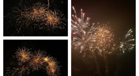 FOTO. Spectacol de artificii la Șimleu Silvaniei, în noaptea dintre ani