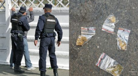 Un tânăr, prins duminică dimineața cu droguri în centrul Zalăului