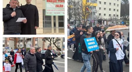 VIDEO. La Zalău a avut loc Marșul pentru Viață. Mesajul transmis de Călin Forț la eveniment