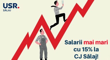 USR Sălaj: Conducerea CJ Sălaj vrea să mărească salariile, atât angajaților cât și salariaților instituțiilor subordonate, cu 15%.