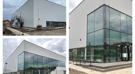 FOTO. Lucrările la sala de sport din Jibou sunt aproape finalizate
