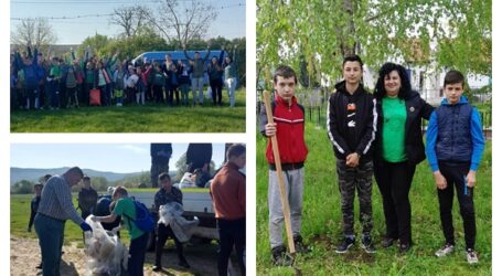 Comunitatea din Năpradea, implicată în Săptămâna Verde. Profesorii, elevii și părinții au realizat mai multe campanii de ecologizare