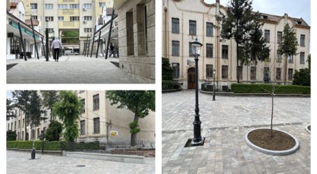 FOTO. Avansează vizibil lucrările la modernizarea zonei centrale din Zalău. Ce spune constructorul Avril