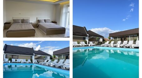 FOTO. Descoperă o cabană din Sălaj, cu piscină și jacuzzi, la preț decent