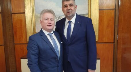 Ionel Ciunt s-a întâlnit cu premierul Marcel Ciolacu