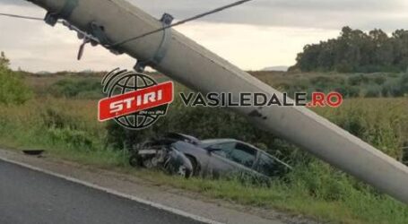 FOTO. Accident pe DN1C Baia Mare – Ileanda, după ce un șofer a adormit la volan