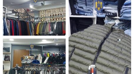 FOTO. Haine fake, contrafăcute, descoperite de polițiști la un magazin din Șimleu Silvaniei
