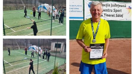 Profesorul Ioan Leitan a construit o bază de tenis într-un sat la granița Sălajului cu Satu Mare unde să-i învețe pe copii tainele sportului