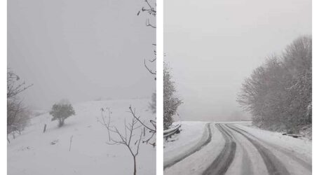 FOTO. Strat de zăpadă de peste 25 de centimetri în mai multe zone din Sălaj. Când și unde va mai ninge