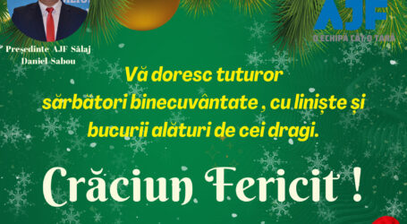 Asociația Județeană de Fotbal Sălaj vă urează Crăciun Fericit