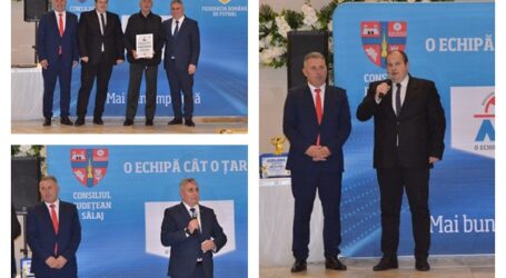 În prezența lui Lucian Bode, AJF Sălaj și-a premiat cei mai buni sportivi, arbitrii și antrenori
