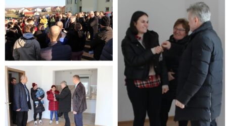 60 de familii din Zalău au primit astăzi cheile de la locuințele ANL din cartierul Dumbrava Nord