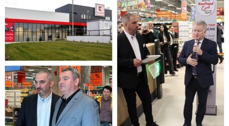 VIDEO. S-a deschis noul Kaufland din Zalău. Ionel Ciunt a tăiat panglica alături de directorul magazinului