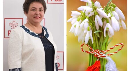 Mariana Dănilă-Mureșan, președintele PSD Băbeni vă urează o primăvară frumoasă!