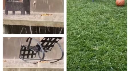 VIDEO. Localitate din Sălaj, lovită de grindină