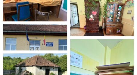 FOTOREPORTAJ. Cum arată o școală „modernă” de lângă Zalău, fără căldură iarna – profesorii, pe post de zugravi