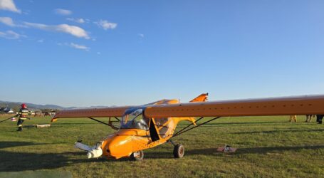 FOTO. Accident aviatic în Crasna: o persoană a fost rănită