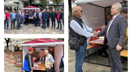 Zălăuanii, susținere masivă pentru Marcel Ciolacu, președintele României! La cortul PSD, sute de semnături în prima zi de acțiune