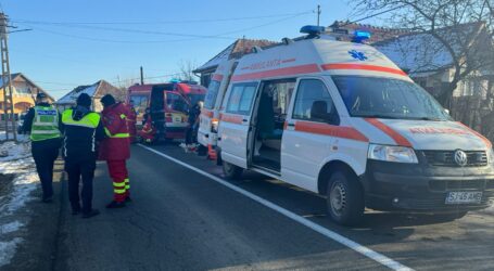 FOTO. Accident mortal în Peceiu, provocat de un șofer băut care conducea un tractor