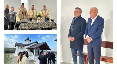 FOTO. Eveniment special în satul Pria din comuna Cizer – a fost sfințită noua capelă