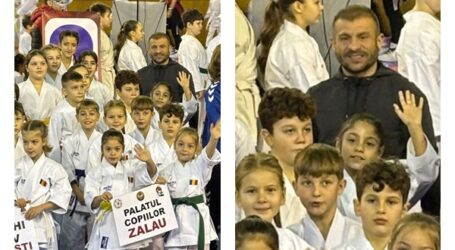 Copiii pregătiți de Călin Marincaș au adus la Zalău medalia de aur de la un important campionat de karate