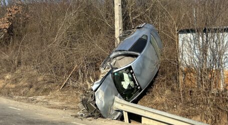 FOTO. Accident grav între Brebi și Moigrad – șoferul a fugit de la fața locului